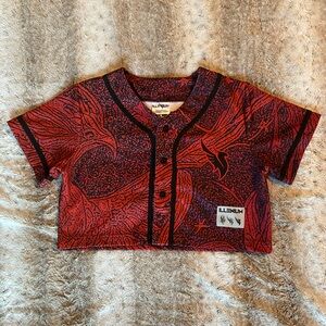 Illenium Crop Jersey. Women’s M. Rave Wear.